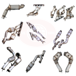 Pipa knalpot keluaran knalpot, konverter katalis tiga arah untuk BMW Seri 5 6 X5 X6 F18 E70 E71 grosir - Product Image 3