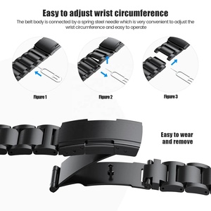 Bracelet de montre en titane en gros pour Galaxy Watch 8 Classic 43/47mm 40/44mm 5 Pro 45MM, bracelet de remplacement léger à boucle magnétique - Product Image 3