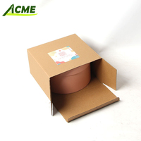 Vente en gros Boîte cadeau à fleurs quatre pièces Boîte à fleurs cylindrique en forme de seau pour la Saint-Valentin