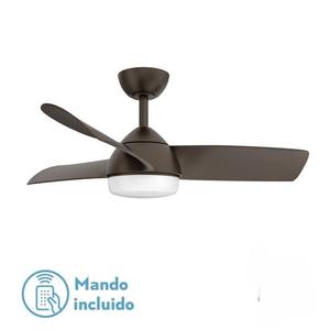 Ventilador de 24W DC, 3 aspas, 6 velocidades, control remoto, función de memoria y temperatura de 3000-4000-6000K, ideal para - Product Image 1