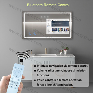 Bán buôn 21.5/32/43 inch <span class=keywords><strong>Android</strong></span> phòng tập thể dục ma thuật gương Màn hình LCD thiết kế hiện đại thông minh phòng tắm <span class=keywords><strong>TV</strong></span> gương cho salon khách sạn - Product Image 4