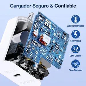Caricabatterie Rapido GaN PD Type-C (GAR153B) 20W 1 Ora con Cavo da 1m IP16 Compatibile con 15 Pro Max SCP per Protezione da Sovraccarico - Product Image 6