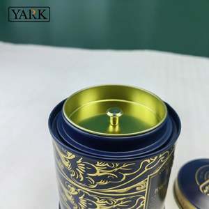 Wholesale Customized Round Tea Metal Can Food Grade Empty Tin for Coffee Packaging <b>Tinplate</b> with Custom Logo - Product Image 5