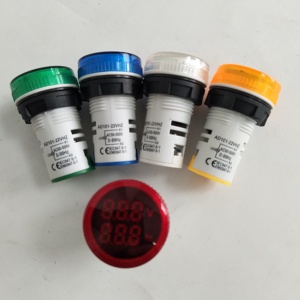 22mm AC 50-500V 0-99Hz Digital Display Spannung Hertz meter Frequenz Spannung <span class=keywords><strong>Tester</strong></span> Meter voltmeter Anzeige Signal Licht - Product Image 4