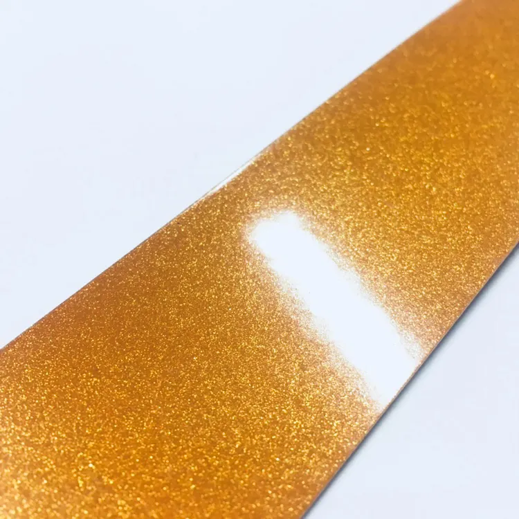 ナノテクノロジーゴールドグリッター効果反射熱硬化性静電スプレー粉体塗装