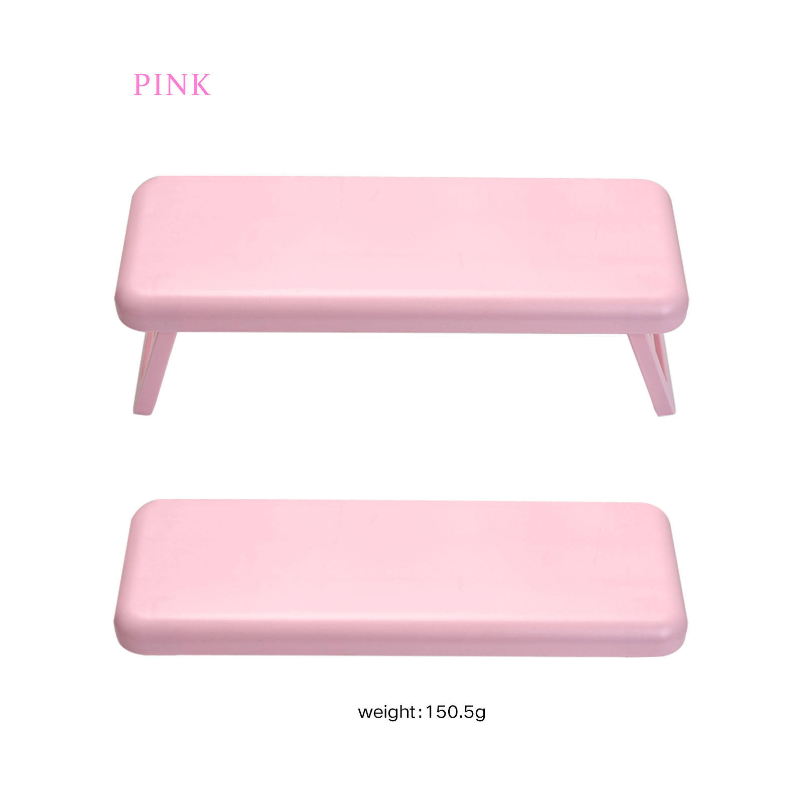 White Rectangular plastic hand pillow