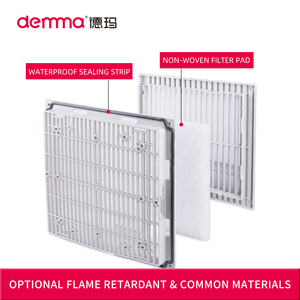 Rejilla de ventilación con filtro de ventilador axial IP54, a prueba de polvo, para gabinetes de control electrónico y gabinetes de distribución - Product Image 5