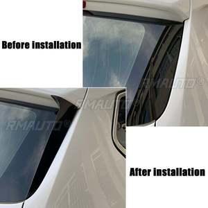 2 Piezas de Alerón Lateral Trasero para BMW X3 F25 2011 2012 2013 2014 2015 2016 2017, Negro, ABS - Product Image 5