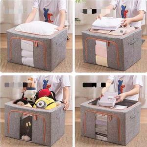 Caja de Almacenamiento de Tela de Algodón y Lino, Alta Calidad, Precio Barato, Ropa y Juguetes PARA EL Hogar, 24/66/100L - Product Image 3