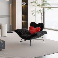 Chaise de canapé simple design pour salon, chambre à coucher, fauteuil de détente pour balcon