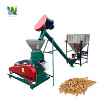 Fraiseuse d'aliments pour poulets à matrice plate Machines de traitement d'aliments pour volailles Machine de fabrication de granulés d'aliments pour animaux pour la ferme