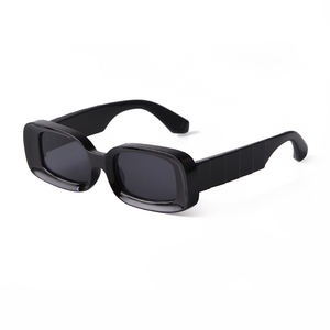 Gafas <span class=keywords><strong>de</strong></span> Sol Cuadradas STORY 2024, Novedad, Color Caramelo <span class=keywords><strong>de</strong></span> Moda, Montura Pequeña con Borde Grueso, Gafas <span class=keywords><strong>de</strong></span> Sol Rectangulares con Borde Grueso para Mujer y Hombre - Product Image 3