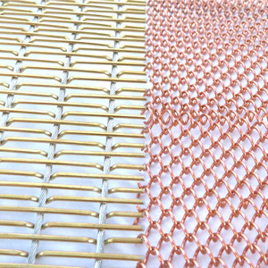 Lưới Dây Kim Loại Trang Trí Đục Lỗ Mạ Đồng Cổ Trang Trí Để Cán Kính - Product Image 2