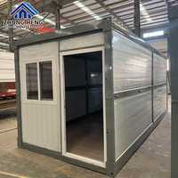 Casa Contenedor Plegable Modular Prefabricada Premium de 20 pies, Dormitorio para Trabajadores, Alojamiento para Personal, Oficina en Obra, Almacén