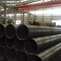 Q235/Q195/Q345/A36/ASTM A53 Gr. Tuyau rond en acier au carbone soudé laminé à chaud/à froid B Q235B Sch40 6m 5.8m