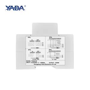 YADA YDS60-80 üç fazlı CE UKCA RCM sertifikası dijital enerji ölçer güneş PV invertör RS485 Modbus LCD Din ray monte