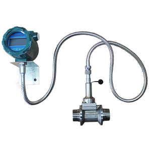 Débitmètre numérique à compensation de température 4-20 mA RS485 Impulsion Acier inoxydable OEM à bride haute performance - Product Image 3