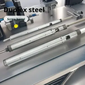 Haitian Huamei da NING ชิ้นส่วนเครื่องจักรทำจากยางฉีดพลาสติกสกรูอัลลอยสองชั้นส่งตรงจากโรงงาน - Product Image 1