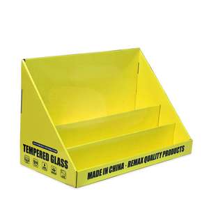 Espositore in Cartone Ondulato PDQ Direttamente dalla Fabbrica, Marca YOHO, Materiali Riciclati, per Supermercati ed Esposizioni - Product Image 1