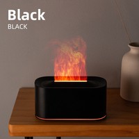 Nouveau diffuseur d'aromathérapie et humidificateur à flamme colorée transfrontalier en gros pour usage domestique, diffuseur à flamme créatif