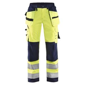 BLAKLADER - 716725173389D22 Pantalon softshell haute visibilité pour femme Jaune/Bleu marine-EAN 7330509540152 HI-VIS WORKWEAR - Product Image 1