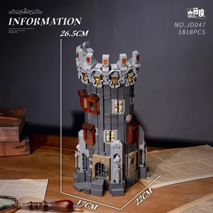 IN STOCK JD047 MOC Medieval Wizard Tower Building <b>Blocks</b> Model Construction Bricks Assembling Toys for Boys Christmas Gift Set - Product Image 5