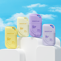 Botol Krim Tangan Tabir Surya Kosmetik Portabel 30ml 50ml dengan Tali Gantung Lepas Pasang Kustom, Wadah Perawatan Kulit Plastik