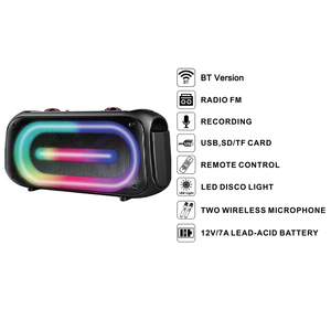 Trolley <span class=keywords><strong>case</strong></span> Wireless dos altavoces altavoz de escenario al aire libre portátil de gran potencia de alta calidad 6 pulgadas - Product Image 5