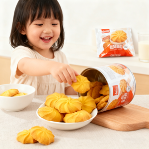 คุกกี้<span class=keywords><strong>เนย</strong></span>พรีเมียมทำมือด้วยเนยสดแท้ กรอบอร่อย เหมาะสำหรับน้ำชายามบ่ายและของหวานในงานปาร์ตี้ - Product Image 3