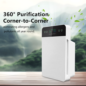 Purificador de Ar Portátil para Grandes Ambientes Familiares com Filtro HEPA H13, Luz UV e Display PM2.5, Silencioso (25dB), Remove 99,97% de Poeira/Fumaça - Product Image 1