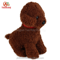 Meilleurs jouets en peluche en gros, mascotte chien en peluche, animaux en peluche rembourrés en coton PP, 31cm-50cm, certifiés CE