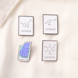 La scienza è vera spille magiche di smalto chimica equazione del farmacista elemento chimico spille distintivo conoscenza gioielli regalo per bambini - Product Image 2
