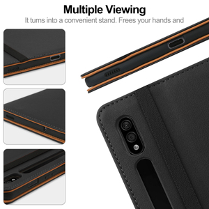 Đa-góc nhìn PU da Folio gấp thông minh đứng Bìa trường hợp đối với <span class=keywords><strong>Samsung</strong></span> Galaxy Tab S8/S7 11 inch - Product Image 6