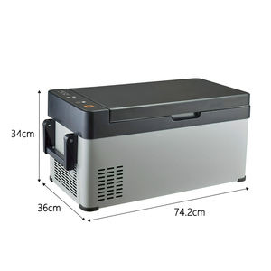 ثلاجة صغيرة سعة 30 لتر 12/24 فولت للسيارة، فريزر محمول، كمبروسر متنقل، مبرد سيارة للفواكه والمشروبات - Product Image 2