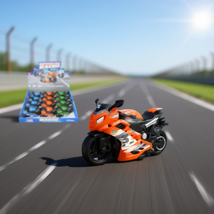 Motorcycle Racing Friction Powered <b>Plastic</b> Toy 1:16 Scale 12Pcs <b>Display</b> <b>Box</b> 14x9x8cm - Product Image 3