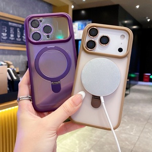Funda Protectora de Lujo para Lente de Cámara con Anillo Magnético y Soporte para <span class=keywords><strong>iPhone</strong></span> <span class=keywords><strong>11</strong></span> 13 14 15 16 Plus y <span class=keywords><strong>iPhone</strong></span> 17 Pro Max - Product Image 6
