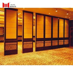 Bề Mặt Mdf Được Chạm Khắc Theo Yêu Cầu Dày 65Mm Vách Ngăn Chính Thức Bằng Nhôm Di Chuyển Được Tường Cho Nhà Hàng - Product Image 6