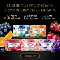 Ensemble cadeau de savon à l'huile essentielle fait main OEM ODM, savon moussant hydratant doux, parfum fruité pour enfants et famille
