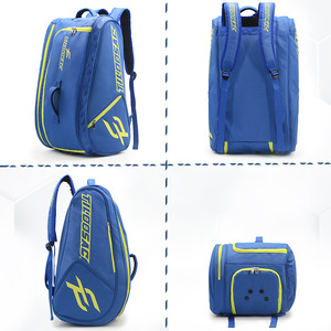 Zaino da Paddle di Grande Capacità in Materiale PU, Borsa Multifunzionale per Racchette da Tennis e Badminton, Tessuto Impermeabile Staccabile - Product Image 2