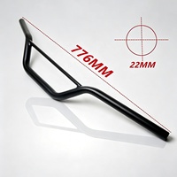 Guidons de moto pour Jialing CQR ZS GY 150 250 Cross-country, guidon en fer, poignée horizontale