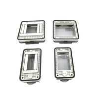 Boîtier de distribution Yuhe YH-G4 IP67 étanche et résistant aux intempéries avec fenêtre de protection transparente en PC pour utilisation extérieure, interrupteur 2-18 voies