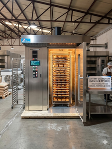 Nuevo Diseño Horno de Panadería con IA, Motor de Ventilación de Gas, Carro Giratorio y Horno de Vapor con Quemador - Product Image 1