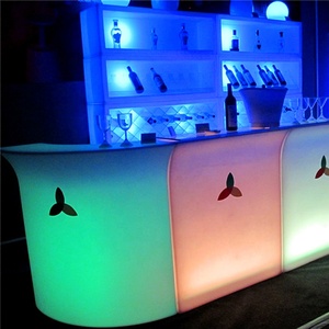 <span class=keywords><strong>Vendita</strong></span> calda popolare Led di plastica commerciale <span class=keywords><strong>usato</strong></span> illuminato <span class=keywords><strong>bancone</strong></span> esterno giardino Led illuminazione luminosa da tavolo per eventi - Product Image 4