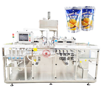 Machine de remplissage automatique de jus de fruits en sachets de 100 ml et 200 ml pour petites entreprises