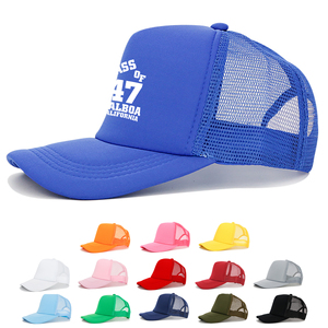 Gorra <span class=keywords><strong>de</strong></span> béisbol frontal <span class=keywords><strong>de</strong></span> espuma <span class=keywords><strong>de</strong></span> poliéster <span class=keywords><strong>de</strong></span> 5 paneles negra con logotipo personalizado, gorras <span class=keywords><strong>de</strong></span> seguimiento <span class=keywords><strong>de</strong></span> malla <span class=keywords><strong>de</strong></span> nailon <span class=keywords><strong>de</strong></span> dos tonos para niños adultos - Product Image 2