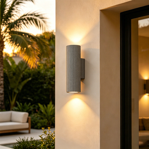Lámpara de Pared Exterior Minimalista de Cemento, IP65 Impermeable, Luz Cálida, para Jardín, Balcón, Terraza - Product Image 1