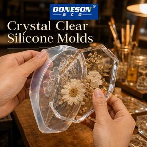 Silicone Liquido Cristallino per Creazione Stampi, Gomma Siliconica RTV2 ad Alta Trasparenza per Gioielli in Resina e Stampi per Colata - Product Image 3
