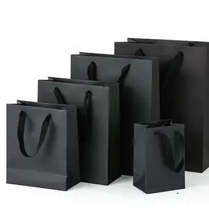 Wholesale Cheap Price Famous Brand Gift Custom Printed Shopping Paper Bag With Your Custom Logo Kraft Paper Bag Custom