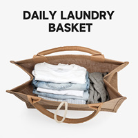 Meilleurs produits de vente du Nouvel An 2026 sur Alibaba : Sac fourre-tout en toile de jute naturelle, chanvre et lin, idéal pour les cadeaux (collection 2024)