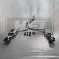 Sistema de Escape Catback de Alto Rendimiento Estilo RS para Audi A6/A7 C8 3.0T, Acero Inoxidable 304, Válvula Electrónica con Control Remoto
